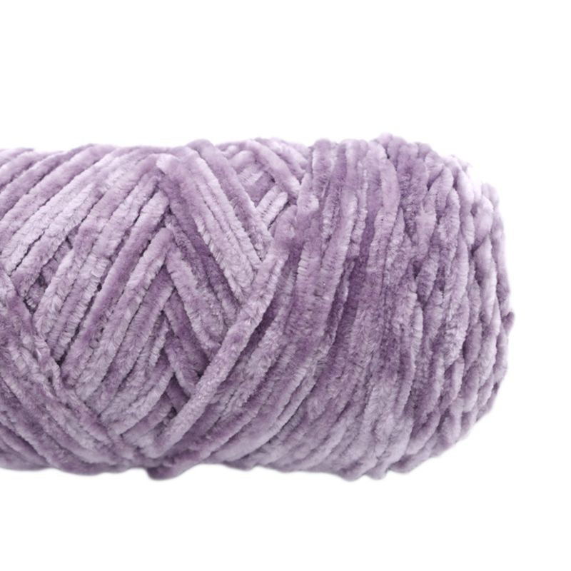 Fil Chenille en velours pour tricot à la main, fil de Crochet en fausse laine, moyen et épais, bricolage, écharpe artisanale, pull, fournitures de tricot: 9