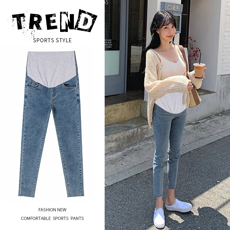 Mutterschaft Jeans für Schwangere Frauen Schwangere Hosen Schwangerschaft Kleidung Frühling Sommer Mom Hose Frauen Hose Mutter Hosen Kleidung