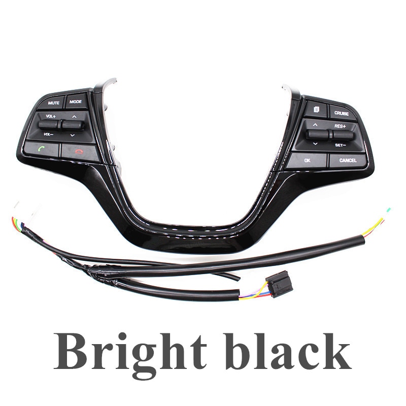 PUTEITE Steering Wheel Buttons For Hyundai Elantra 1.6L Volume channel Phone Cruise Controller button Switch car styling