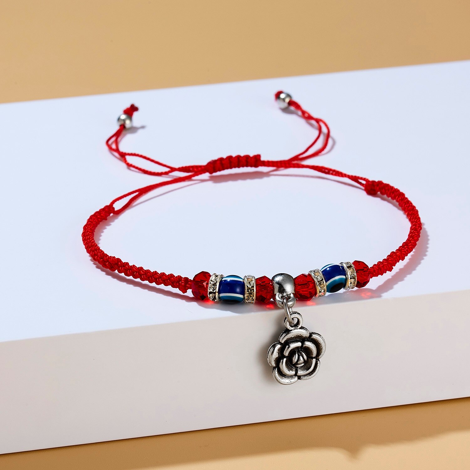 Mode Gevlochten Touw Kralen Blue Evil Eye Charm Armband Vrouwen Lucky Red String Hamsa Hand Armbanden Handgemaakte Vriendschap Sieraden: 6