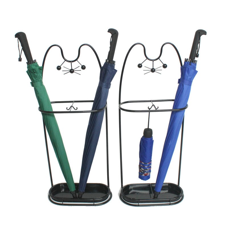 Umbrella Stand Home Wrought Iron Umbrella Umbrella Barrel Retro Bronze Multi-color Home Storage Products