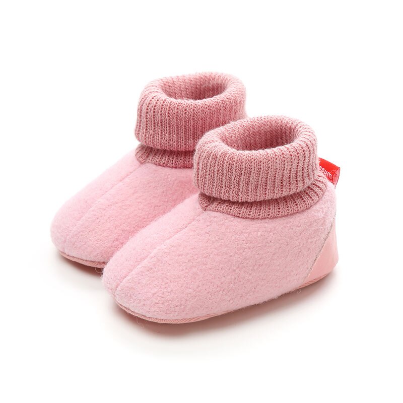 Winter baby jongens meisjes plus fluwelen warme laarzen baby jongen meisje antislip peuter instappers baby peuter eerste loopschoenen: Model 3 / 1