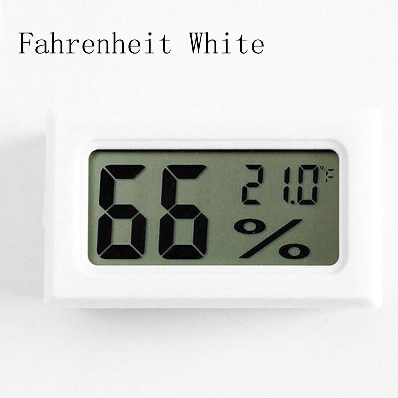 Reptile Supplies Barometer 1Pcs Wireless Mini Equipment Thermometer Square LCD Black/White Electronic Digital Temperature