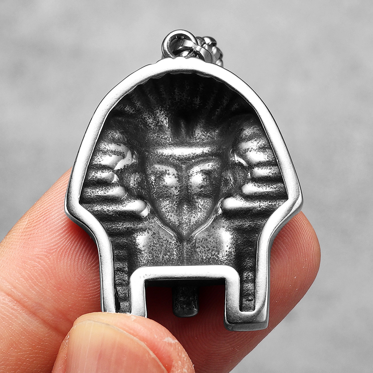 Colliers en acier inoxydable pour hommes et femmes, pharaon égyptien, Sphinx, pendentif de la présidence, amulette injuste, bijoux , , choses sympas