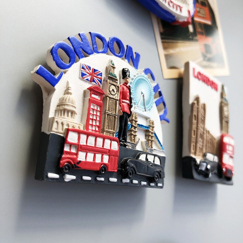 Land køleskab magneter uk london bygning køleskab magnet magnet klistermærke verden rejse souvenir magnet magnet fødselsdag