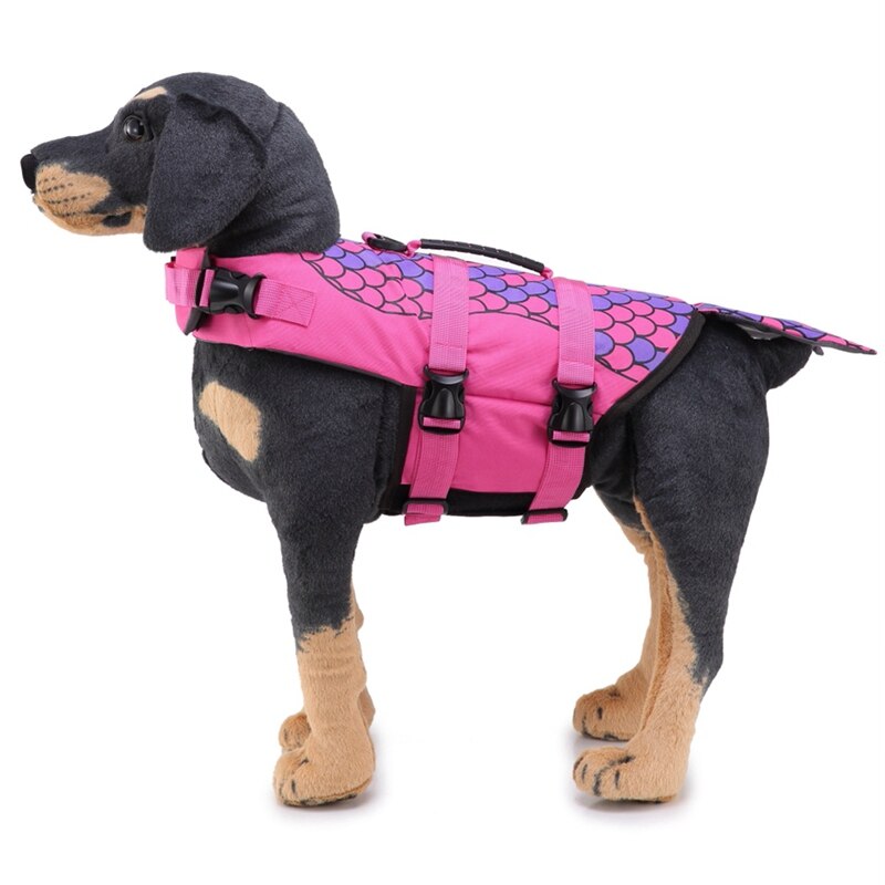 Image showcasing Pet Dog Life Safety Jacket Costume Vest Collar Har... – Vicedeal