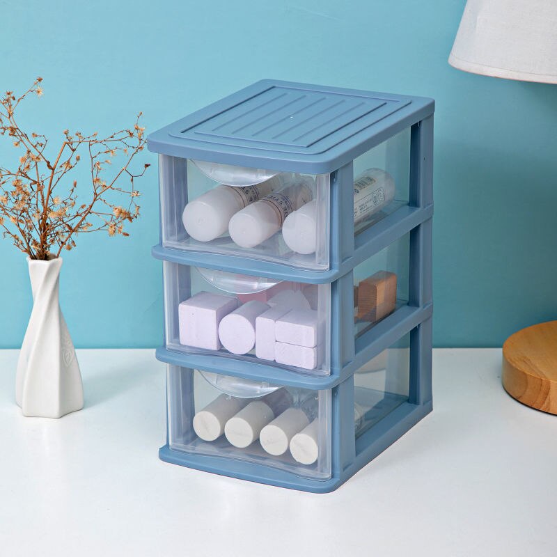 Drawer Organizer Desktop Storage Box Office Finishing Dormitory Stationery Storage Cabinet Makeup Cosmetics Sundries Organizer: F