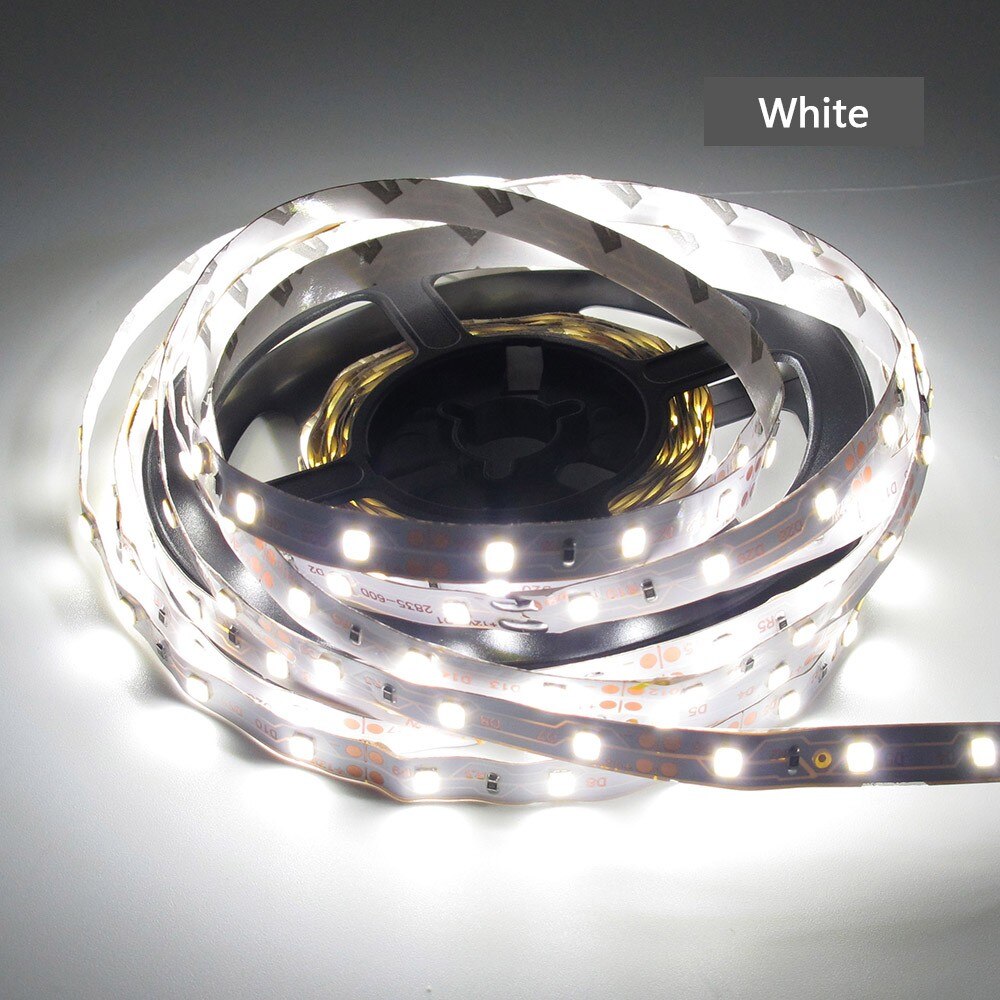 Dc 12 V Volt Strip Led Light Tape 2835 Rgb Waterdichte 1-5 M 12 V Dc 60LED/ M Rgb Led Strip Tape Lamp Diode Flexibele Tv Backlight