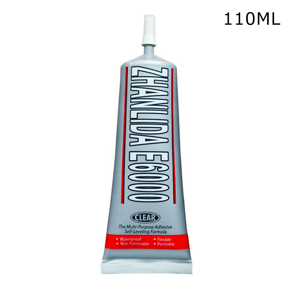 15/25/50/110ML E6000/E7000/T7000/T8000 Glue DIY Crystals Jewellery Tool Glue Strength Adhesive Liquid Glue For Craft Work Making: E6000 110ML