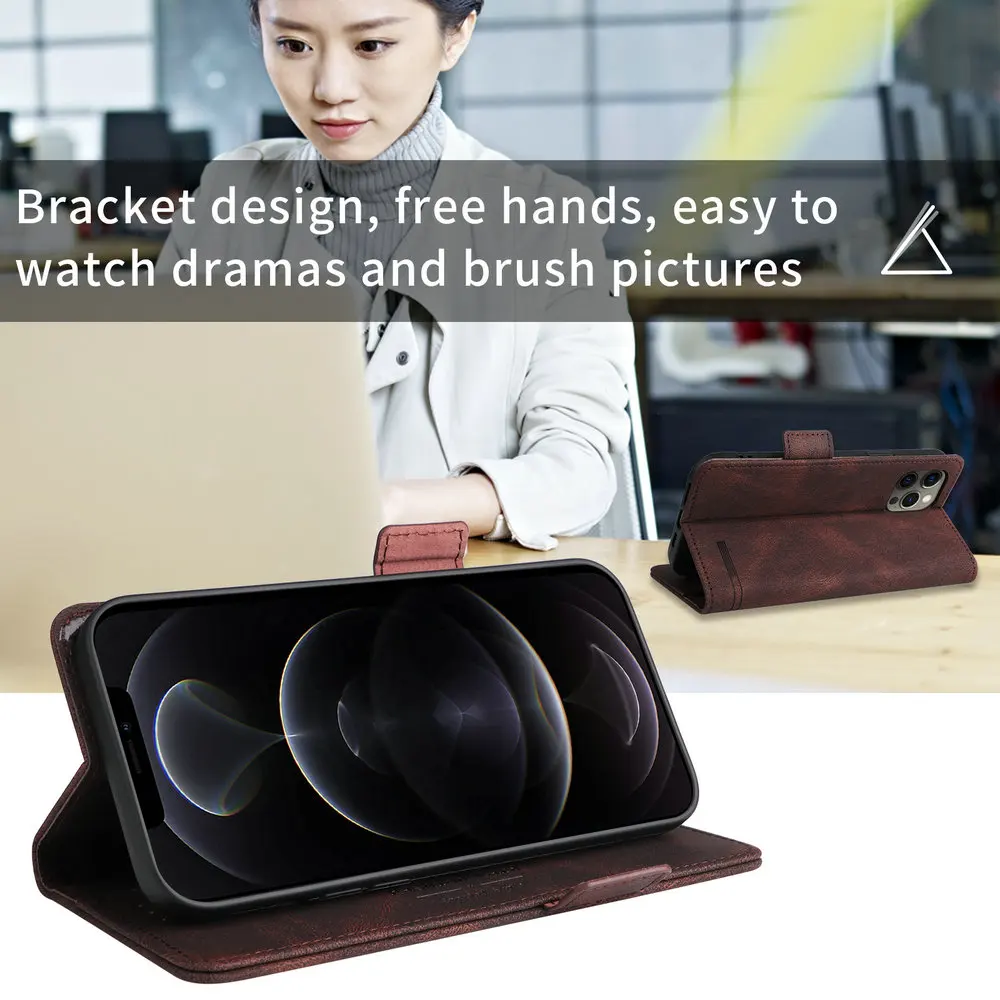 Realme GT 6 6T NEO 6 SE Flip Case Luxury Skin Texture Leather Wallet Book Full Cover For Realme GT6 GT6T Neo6 SE Phone Bags