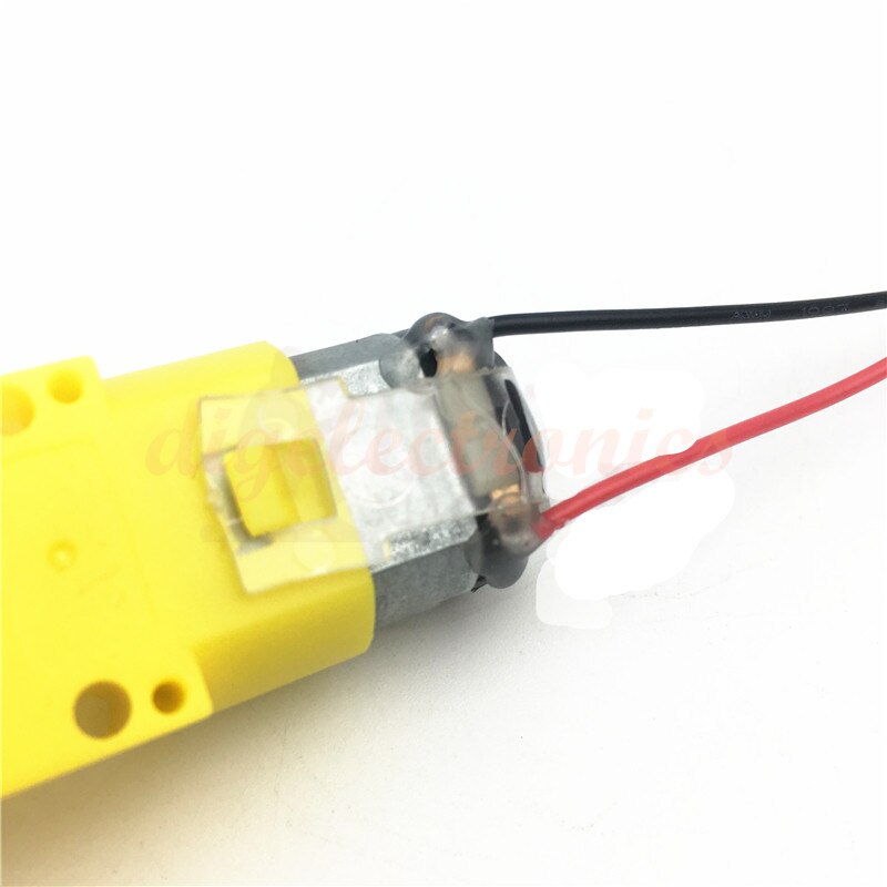 DC 3V-9V Double Shaft DC Gear Motor With DuPont Male Female Line Electric Motor With For Arduino Robot Smart Car Toys DIY Model