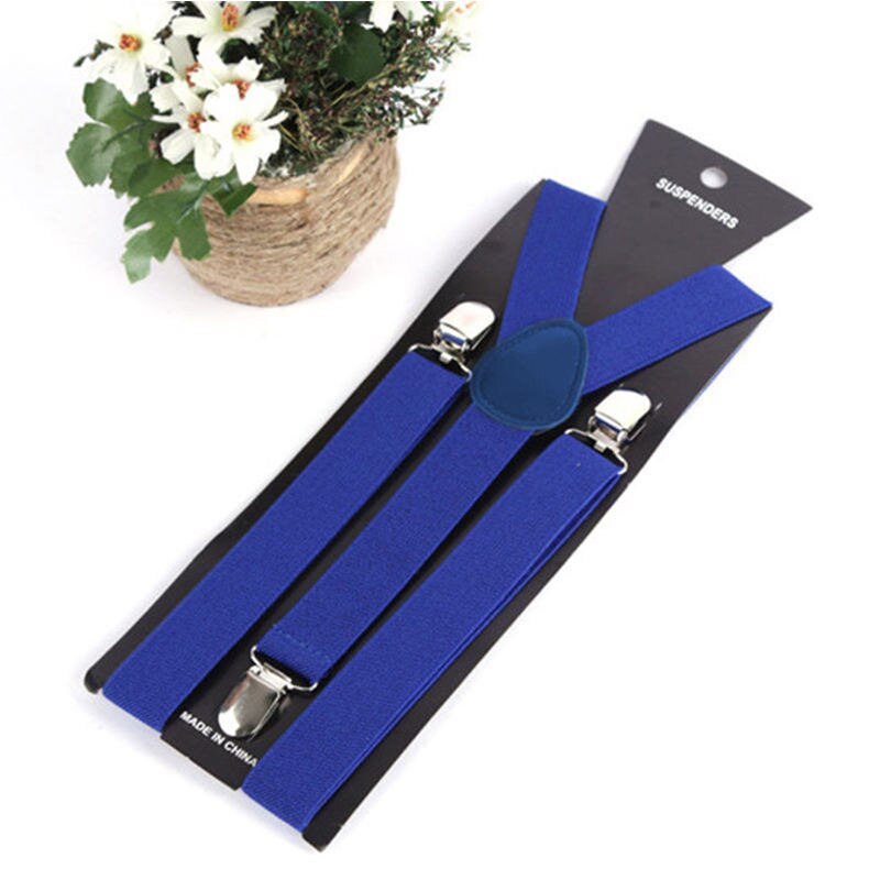 17 Kleuren Mode Vrouwen Mooie Elastische Verstelbare Band Clip Bretels Kleding Accessoires: Royal Blue