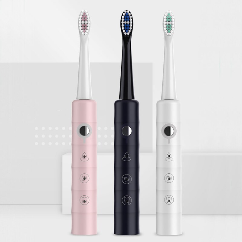 electric toothbrush adult USB rechargeable soft toothbrush waterproof ultrasonic electric toothbrush