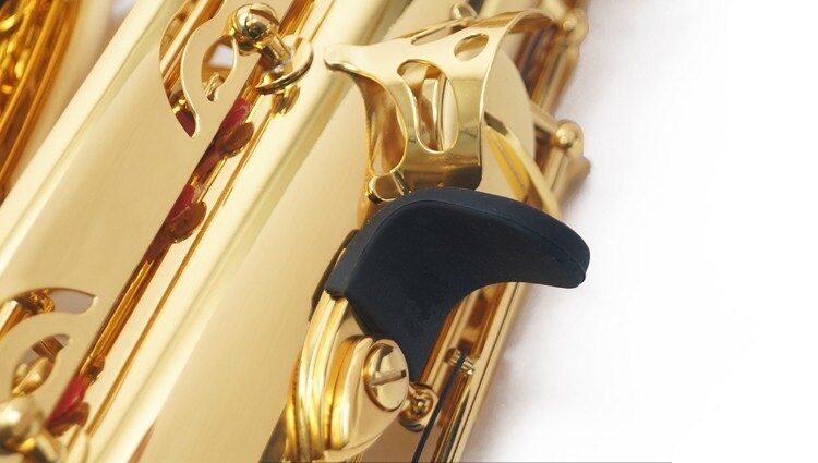 Saxofón de gel de sílice negro, Protector de dedo cómodo para saxofones Soprano, Tenor Alto