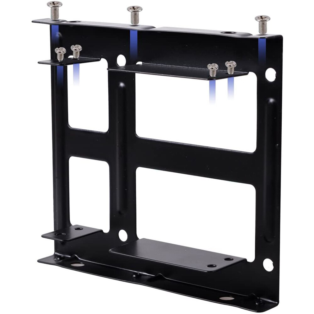 SSD Mounting Bracket Adapter 2.5 to 3.5 inch SSD Mounting Kit with SATA Cable and SATA Power Cable