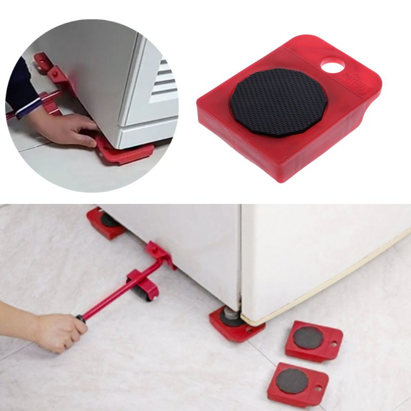 Flyttar möbelverktyg transportväxel flyttande hjul slider remover roller tung dorp