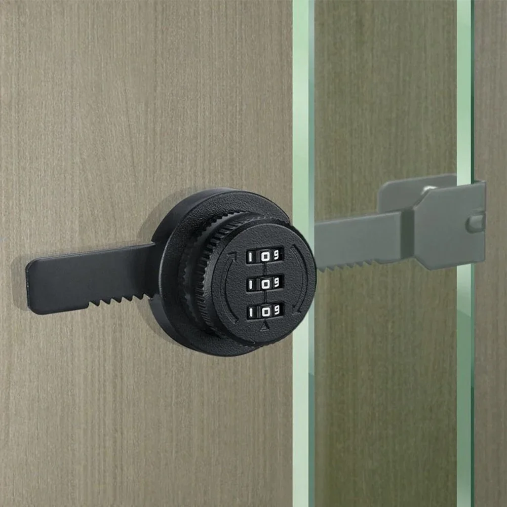 Glazen kast Wachtwoordslot Glazen schuifdeur Slot Opslag Vitrinekast Venster Dubbel open combinatieslot Hardware