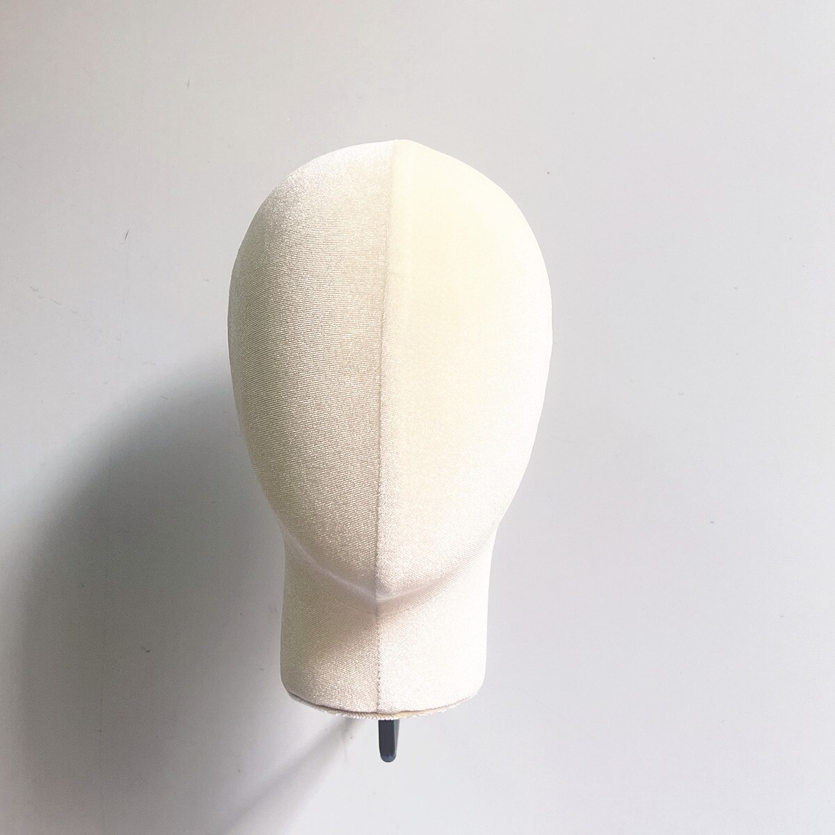 1 Stuk Stof Cover Muur Opknoping Model Mannequin Hoofd Voor Pruiken En Hoed Display: White