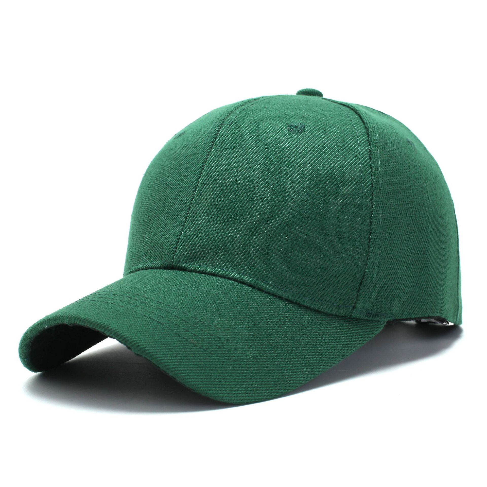 Peaked Visors Baseball Cap for Men Women Cotton Applies To Summer Outdoor Trucker Golf Hip Hop Adjustable Black Sun Hat: green