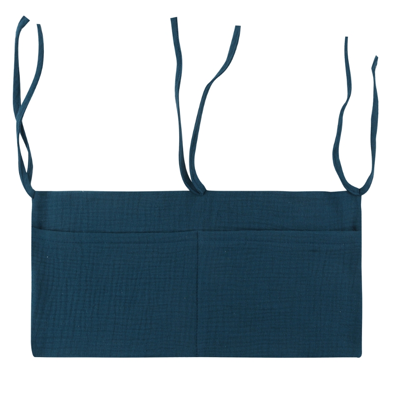 Sac de rangement suspendu pour lit de bébé et -né,en coton, berceau, organisation, jouet, couche-culotte, poche, ensemble de literie, accessoires, boutique de couches,: 86