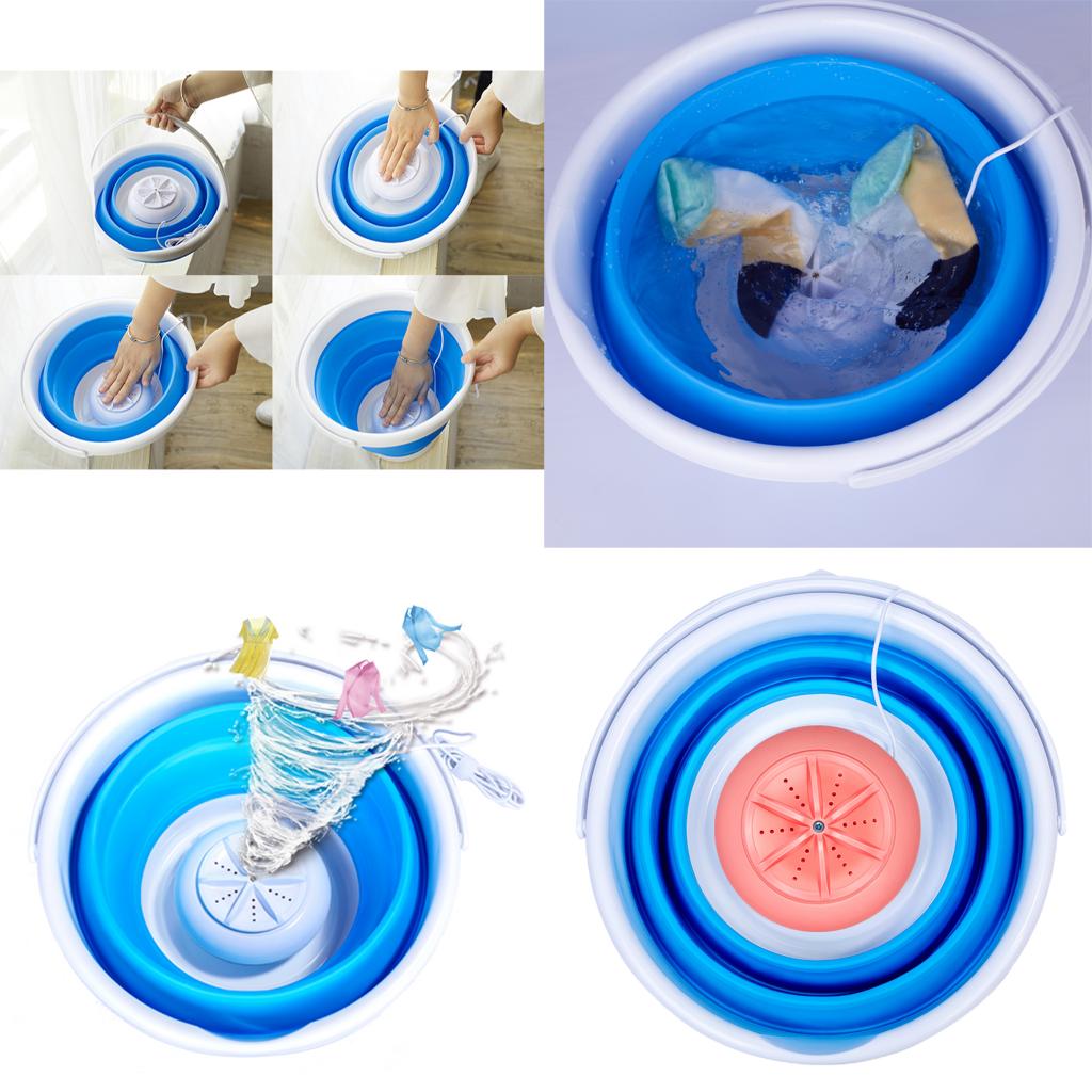 Mini Laundry Machine Folding Washing Machine Washer USB Charging Convenient Mini Laundry Machine