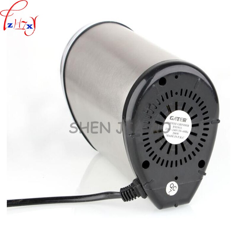 1pc 220V 200W Stainless steel electric grinding coffee bean machine small household pepper pepper coffee sesame grinder grinder