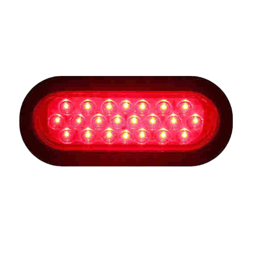 2PCS 22 LED Marker Trailer Rubber Turn Signal LED Taillight Stop Signal Trailer LED Lantern On Trailer Rear Lights For Truck 12v