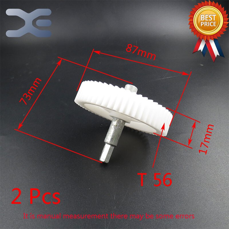 2 st köttkvarn delar tänder 56 diameter 87mm tandtjocklek 17mm skaftlängd 73mm för menuett