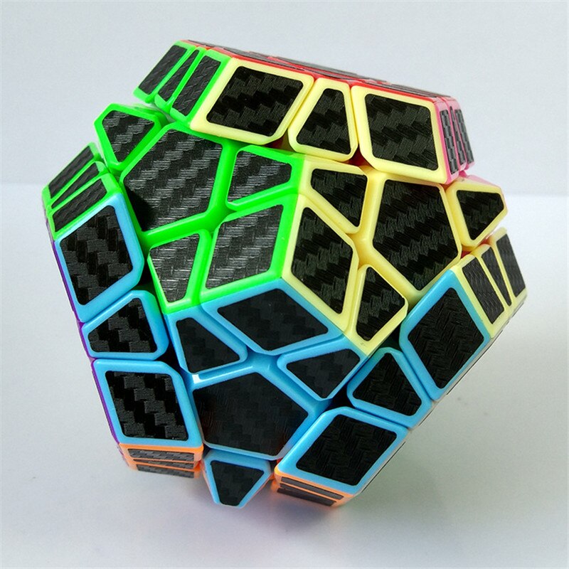 ZCUBE Carbon Faser Aufkleber Geschwindigkeit Magic Cube Puzzle Spielzeug Kinder Kinder Spielzeug Jugend Erwachsene Anweisung