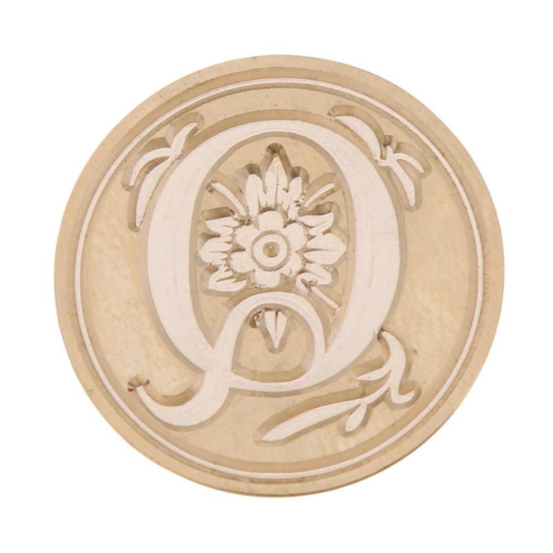 Copper Stamp Head Letter Seal Stamp Head for Wedding Invitation Card Decoration DIY Envelope Sealing Wax Stamp