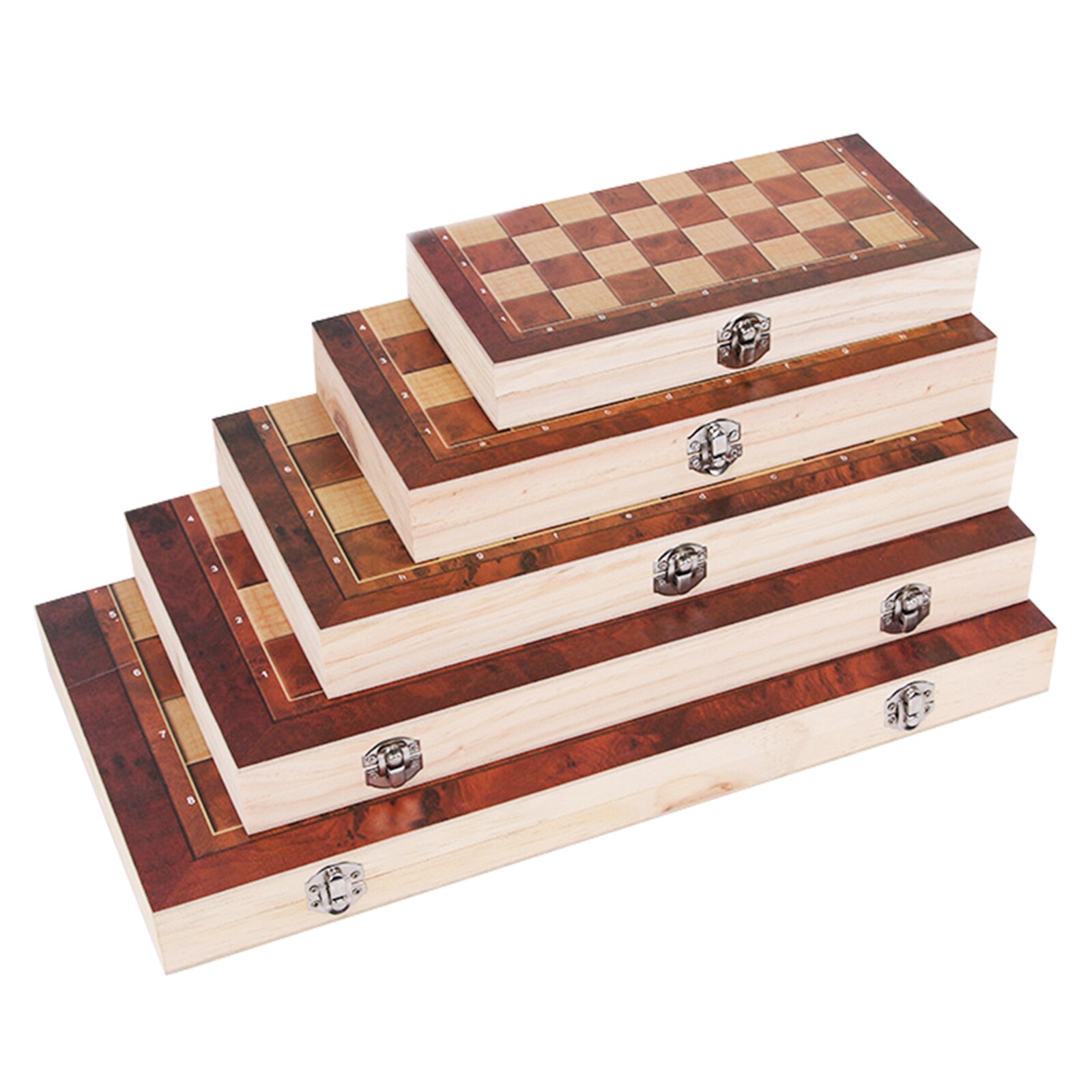 3 In 1 Houten Internationale Schaakspel Houten Schaakbord Games Checkers Puzzel Game Bezig Voor Kids Houten speelgoed