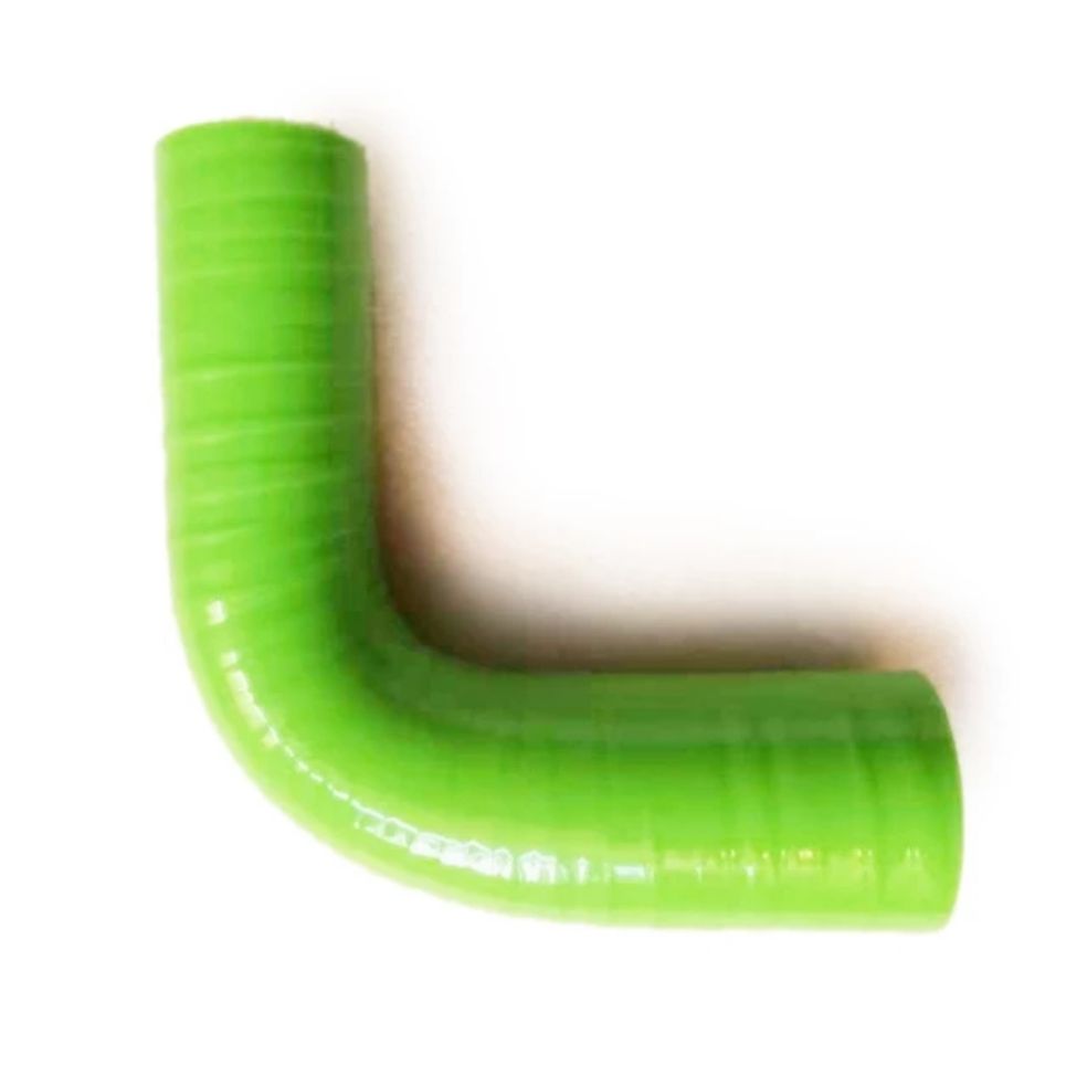 Manguera de silicona de 90 grados, Codera de tubo curva de 19mm, ID, Intercooler de refuerzo de aire y agua