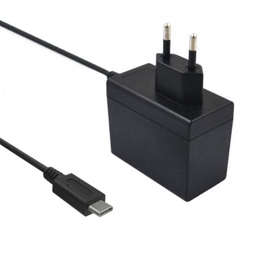 Eu/us-netzteil-ladegerät für nintendo switch  ns 1.5a 2.4a reiseladegerät mit usb-typ-c-anschluss: Eu-stecker