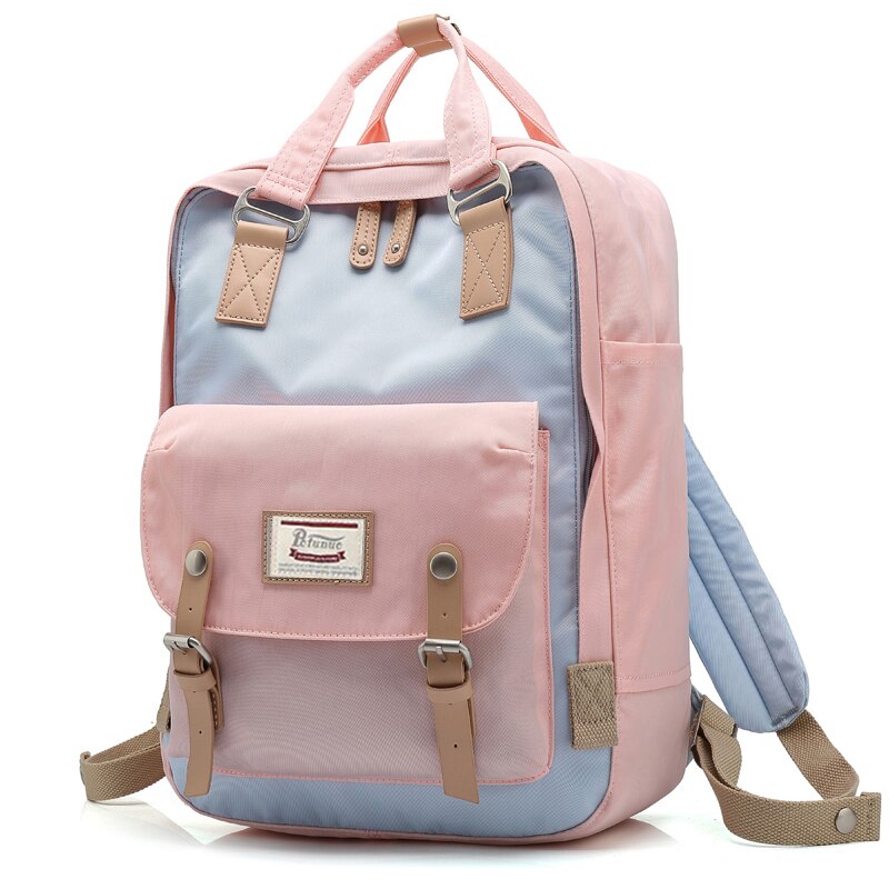 Women Backpack Large Capacity Waterproof Rucksack For Girls Boys 14 Inch Laptop Back Pack for College School Work: Dark Khaki