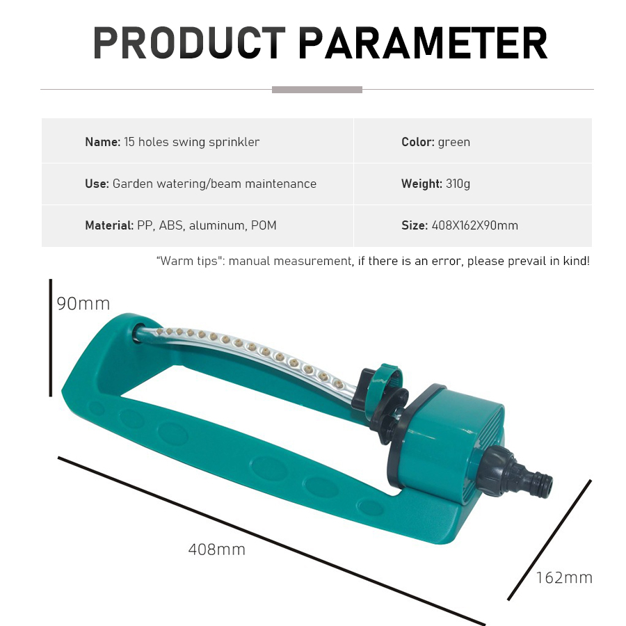 Garden Lawn Greening Swing Sprinkler Roof Cooling Vegetable Garden Irrigation Automatic Sprinkler Sprinkler Sprinklers