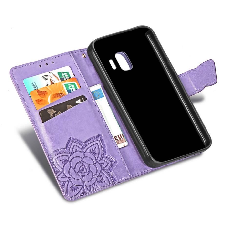 Flip Case Voor Samsung Galaxy J2 Core Case Wallet Leather Telefoon Case Op Voor Samsung J2 Core J260F J260 J 2 SM-J260F J2core Cover