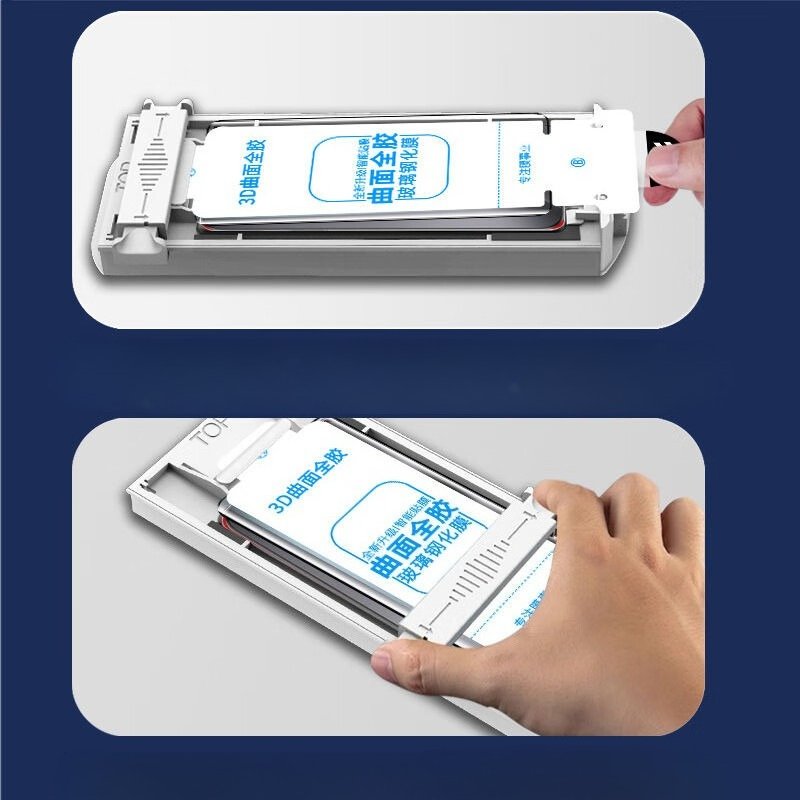 Für iPhone 17 16 Profi Max 3D -biegen Vollkleber-Displayschutz aus gehärtetem Glas, staubfrei, Prämie-Folie, einfache Installation