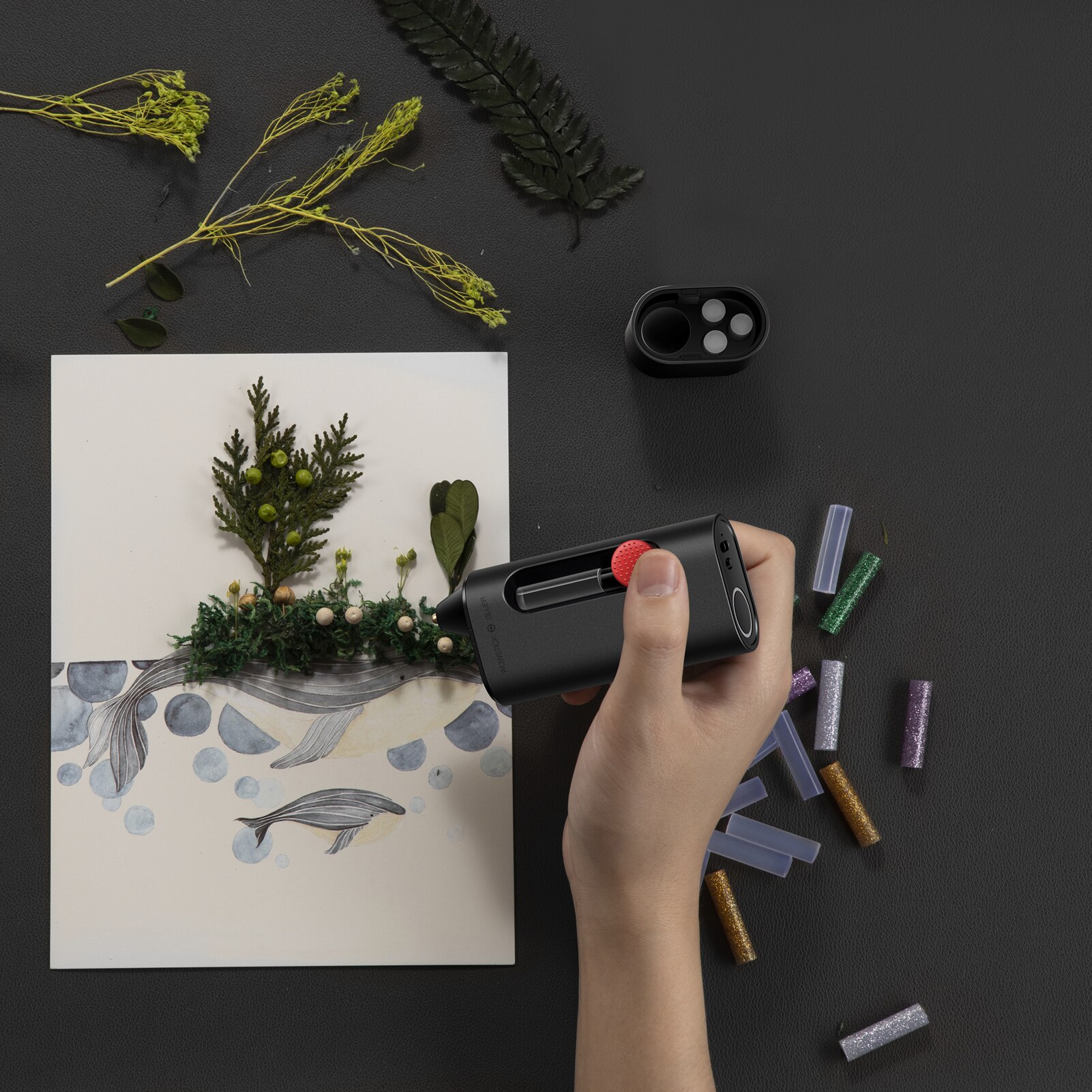 Xiaomi Wowstick Cordless Electric Hot Melt colla penna Gluer tipo-c ricaricabile fai da te Art Craft colla penna strumento di utilità domestica