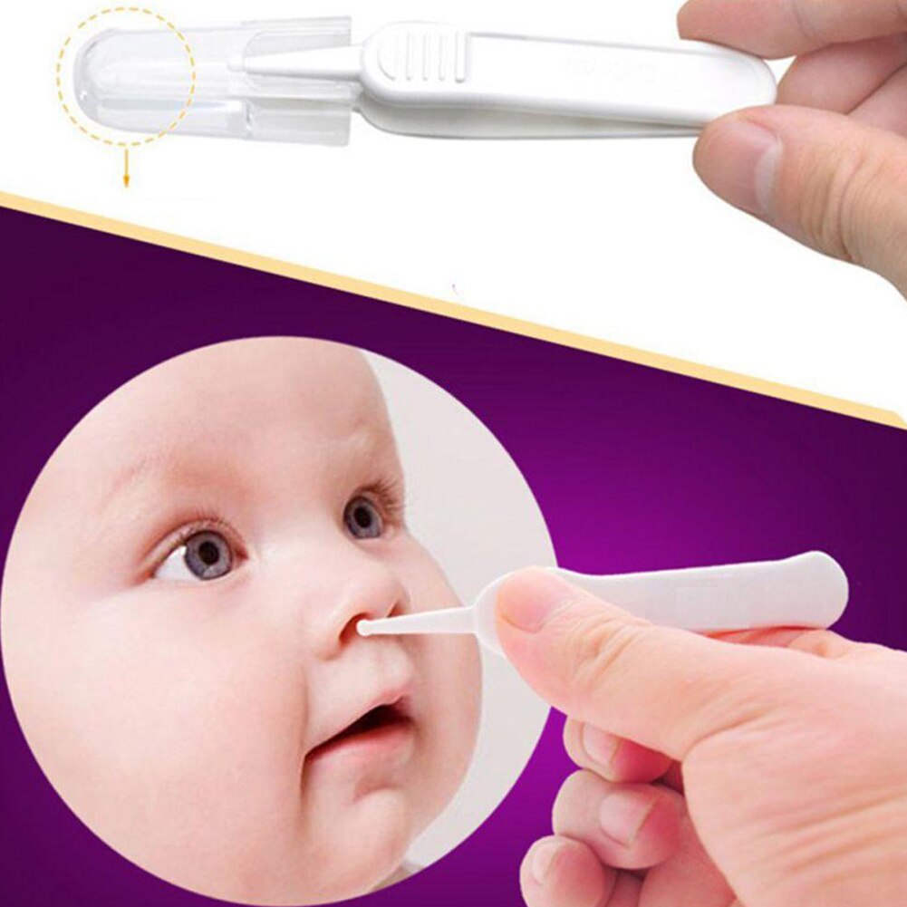 Baby Dig Booger Clip Infants Clean Ear Nose Navel Safety Tweezers Safe Forceps Cleaning Supplies