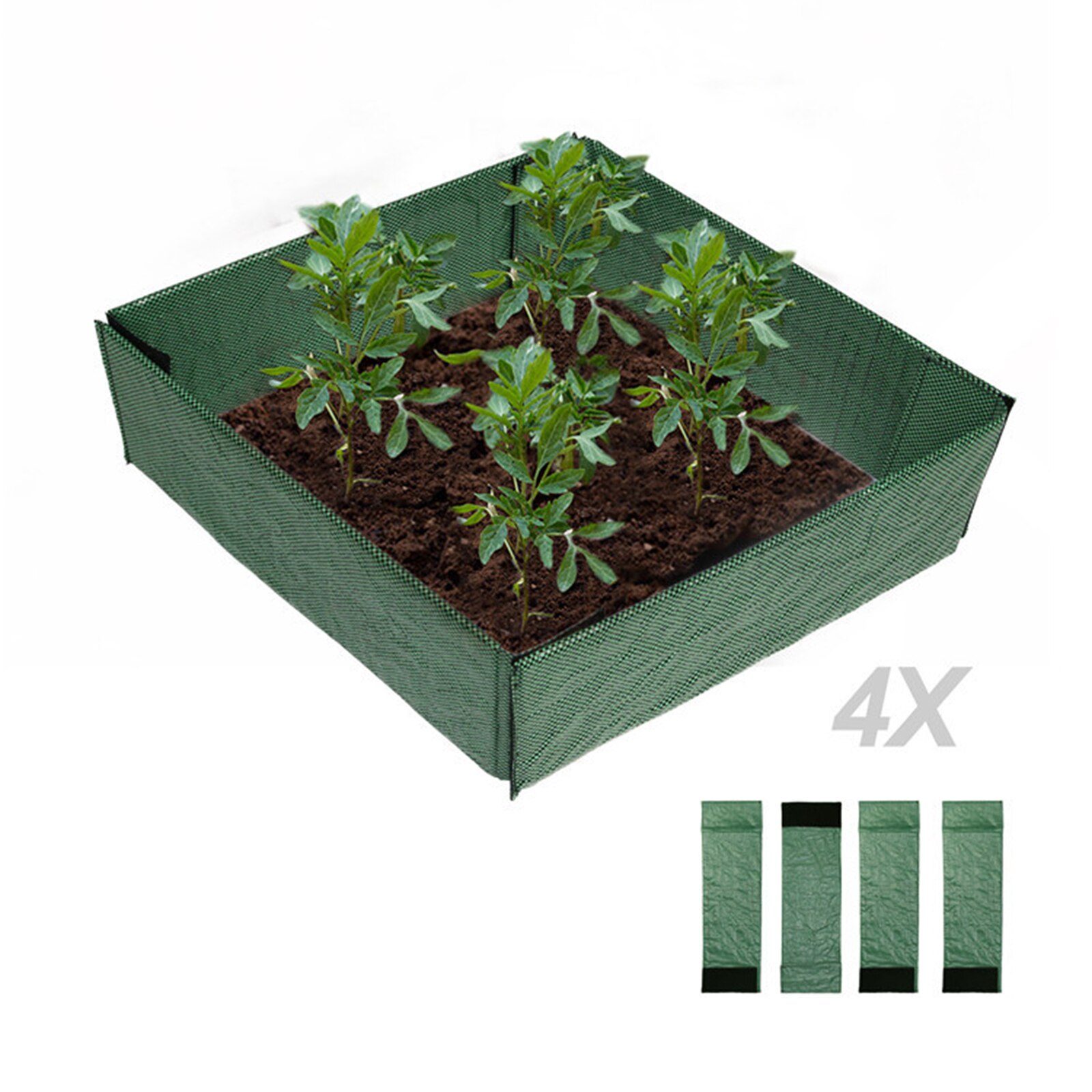 Garden Edging Border Self-assembly Landscape Plants Bed Holder Plates Inserting Terrace Board Edging for Outdoor 15*50cm XHC88