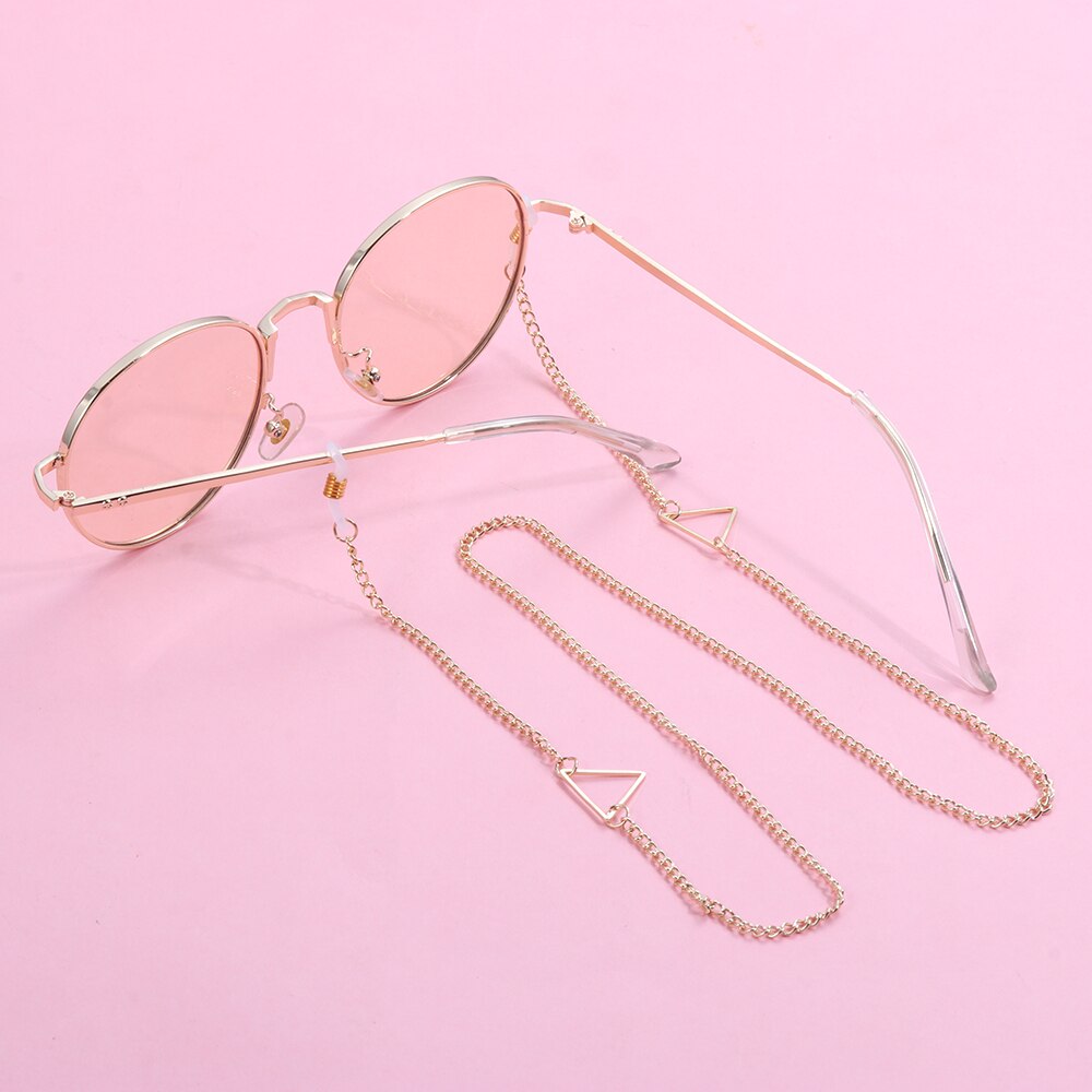 Leesbrilketting voor dames metalen zonnebrilhouder ketting parel kralen brilkettingen brillenhouder