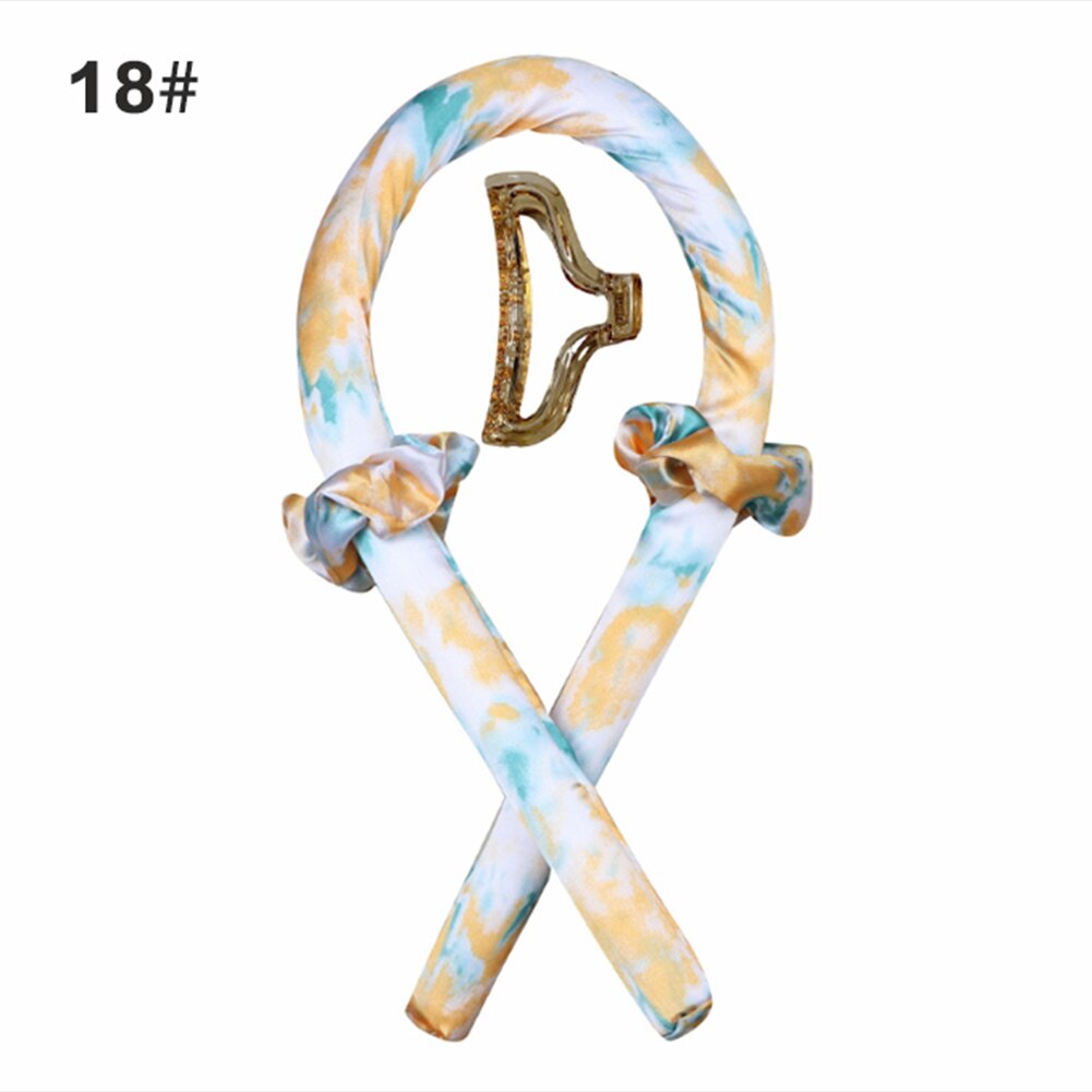Heatless Hair Curlers For Long Hair To Sleep In Overnight No Heat Silk Curls Headband Ribbon and Flexi Rods for Hair Accessories: 18