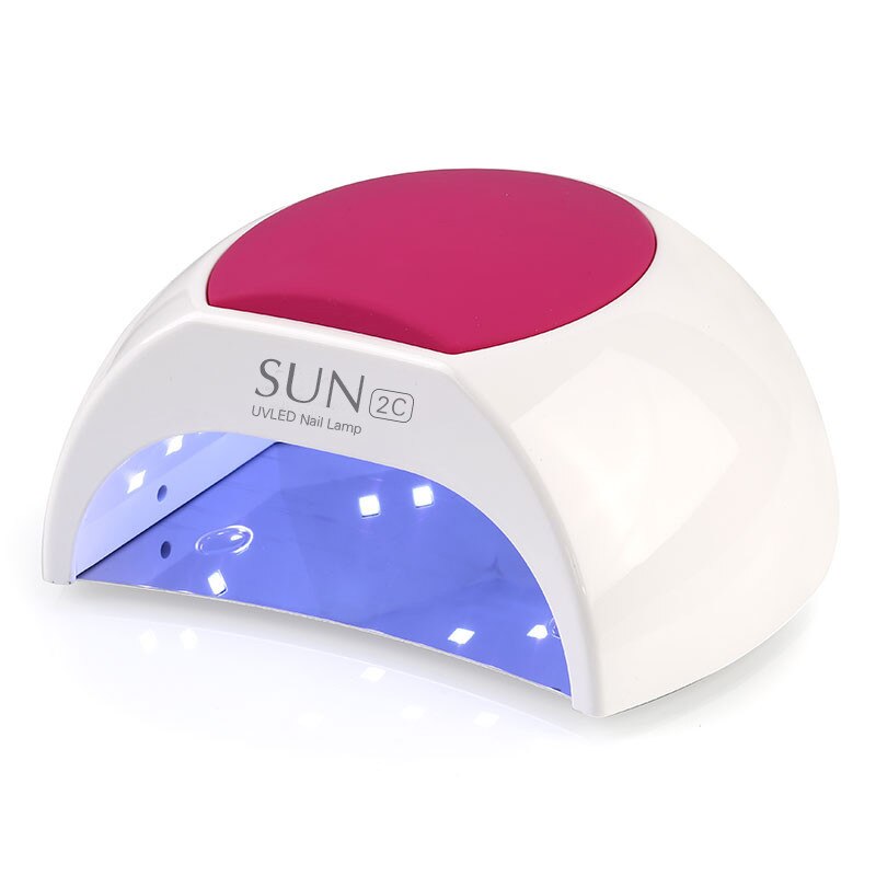 SUN2C 48W Led Lamp Voor Nail Uv Lamp Voor Gel Nagellak Zon Licht Nail Dryer Manicure Art Tool 10 S/30 S/60 S + 90 S Lage Warmte Modus: Default Title