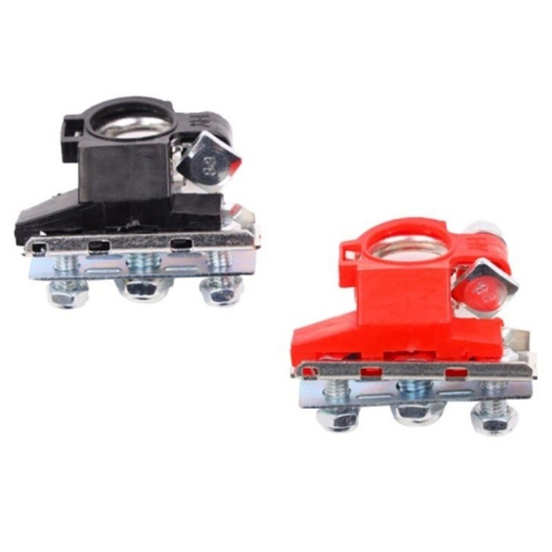 Auto Car 12V Car Battery Terminals Connector Switch Clamps Quick Release Lift Off Positive & Negative: A