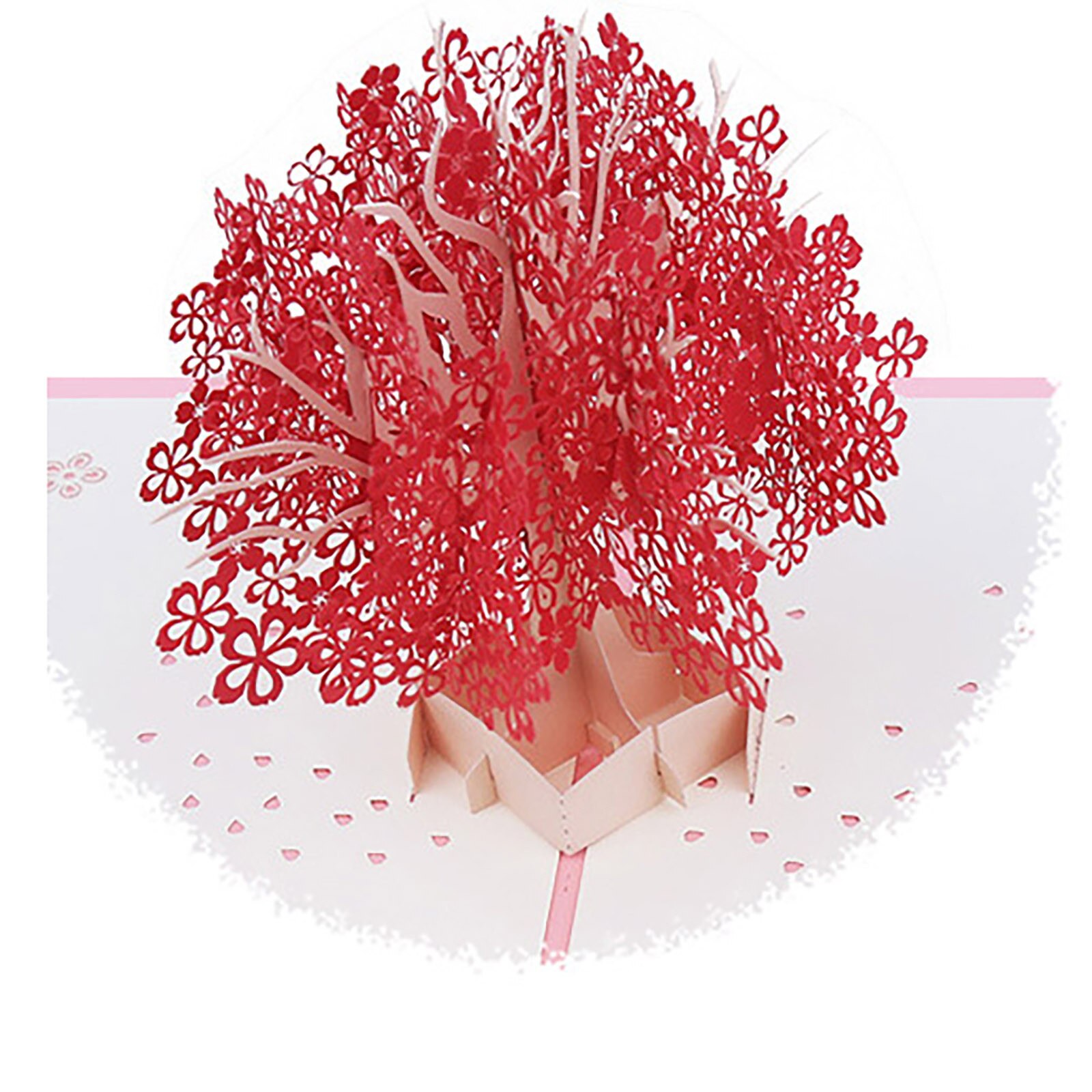 3D Stereo Greeting Card Wedding Invitation Card Valentine's Day Rose Flower Card Greeting Card Blessing Card Wedding Invitation