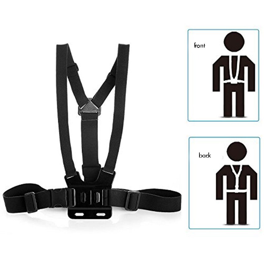 Chest Strap Mount Belt Adjustable Action Camera Chest Mount Harness Elastic For All Action Sports Camera