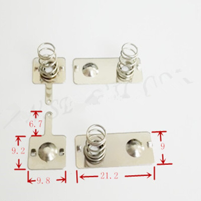 200pcs Battery shrapnel AAA batteries electronic toys spring contact iron 9.1 * 9.8MM 50pairs