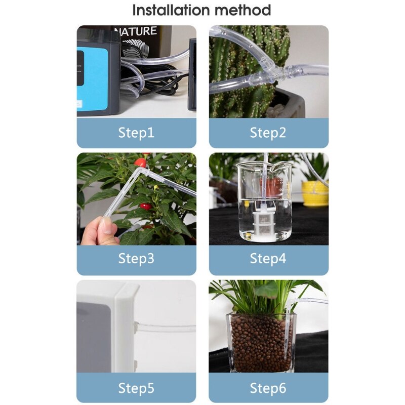 Flexible Irrigation Programs Garden Water Timer Battery Plug-in Switch at Will Hanging Automatic Water Timer