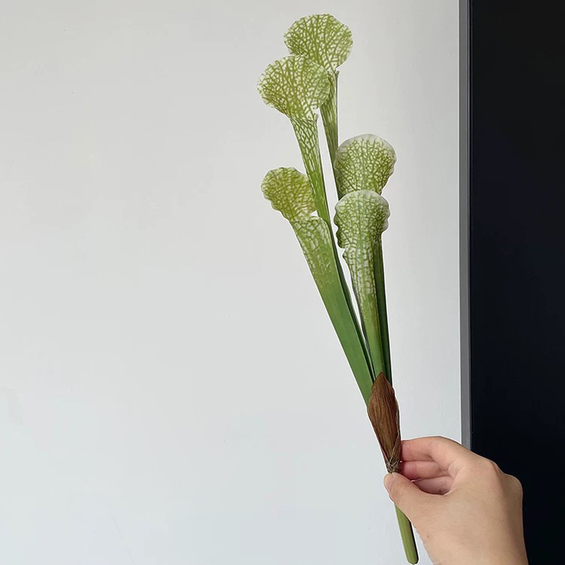 Jarra artificial de plástico planta decorativa falso vegetação decoração para casa loja janela exibe atmosfera natural planta artificial: Verde menta