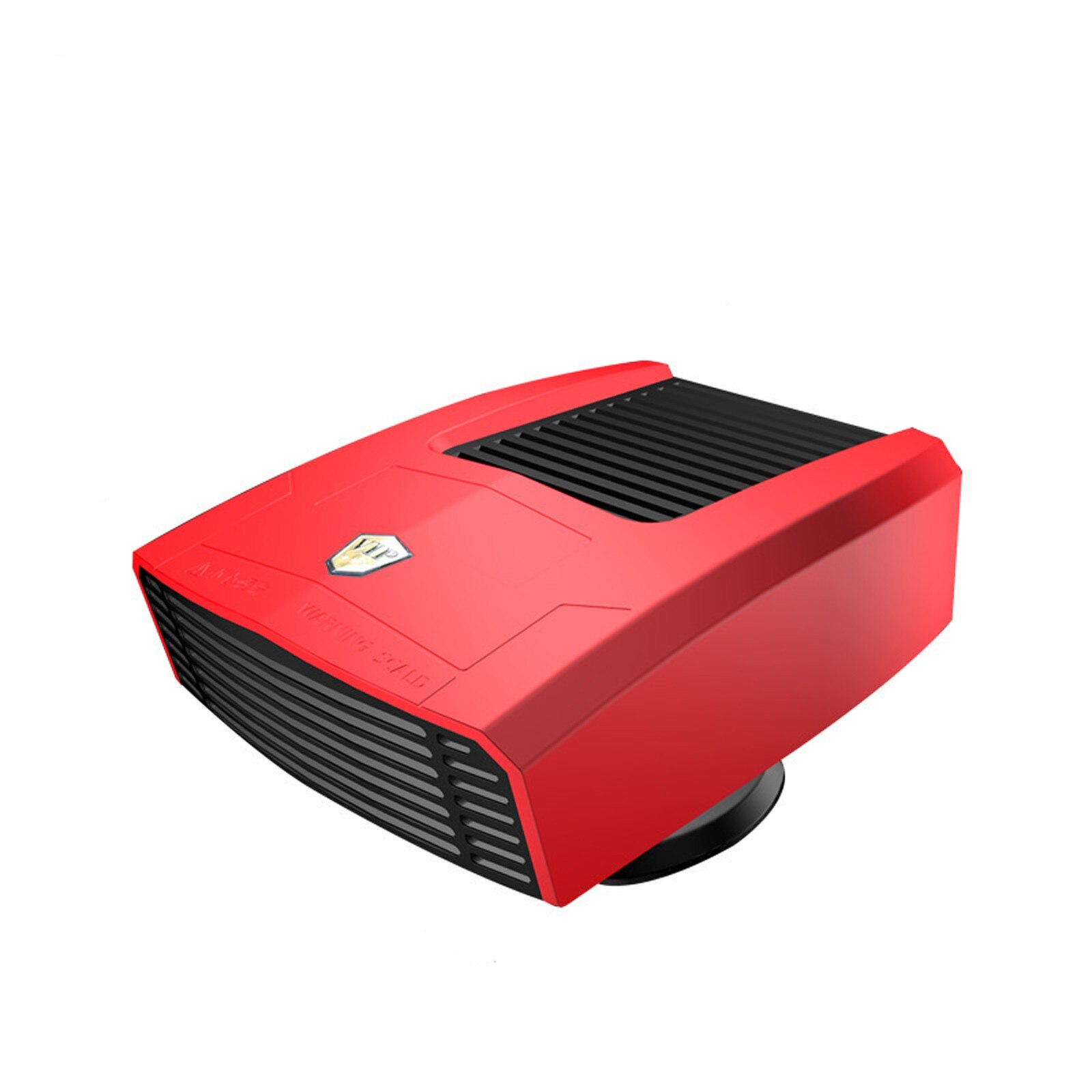 4# Car Heater Car Heating Fan Car Defrost Heater Snow Demister 12v Small Heater Car Windscreen Defrosting Defogging Device: Red 